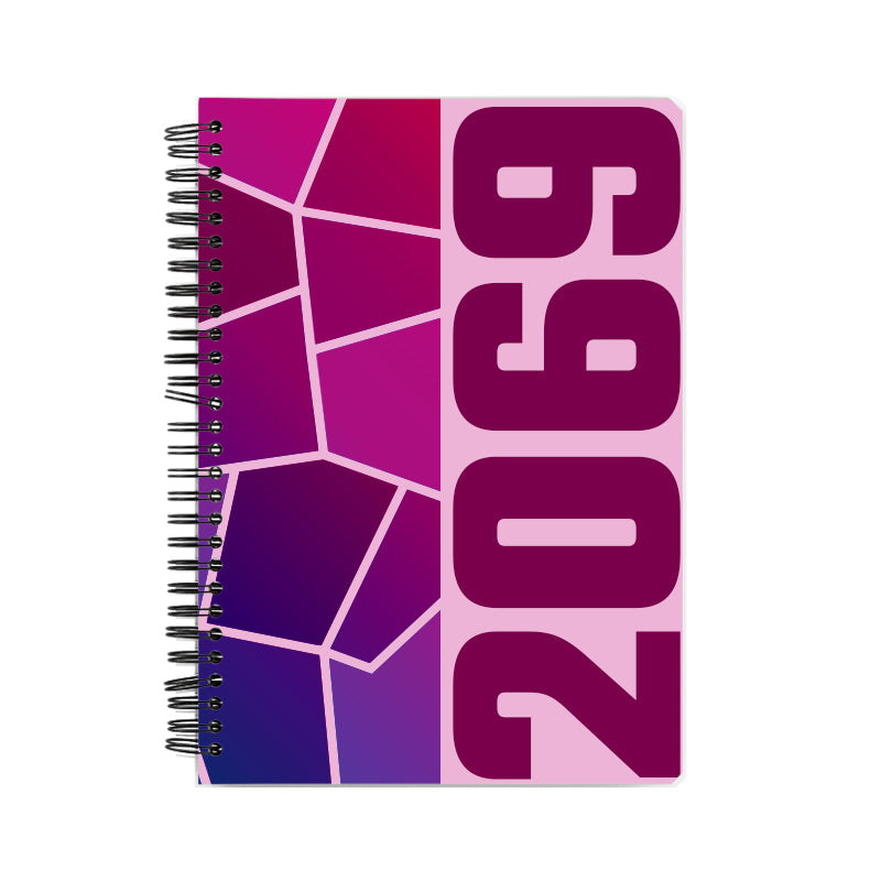 2069 Year Notebook (Light Pink)