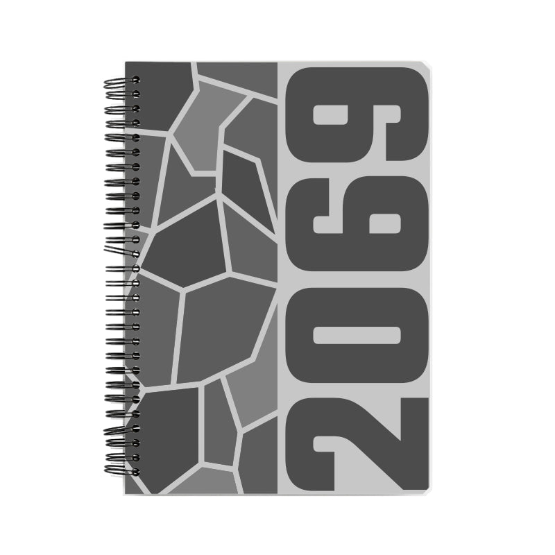 2069 Year Notebook (Melange Grey)