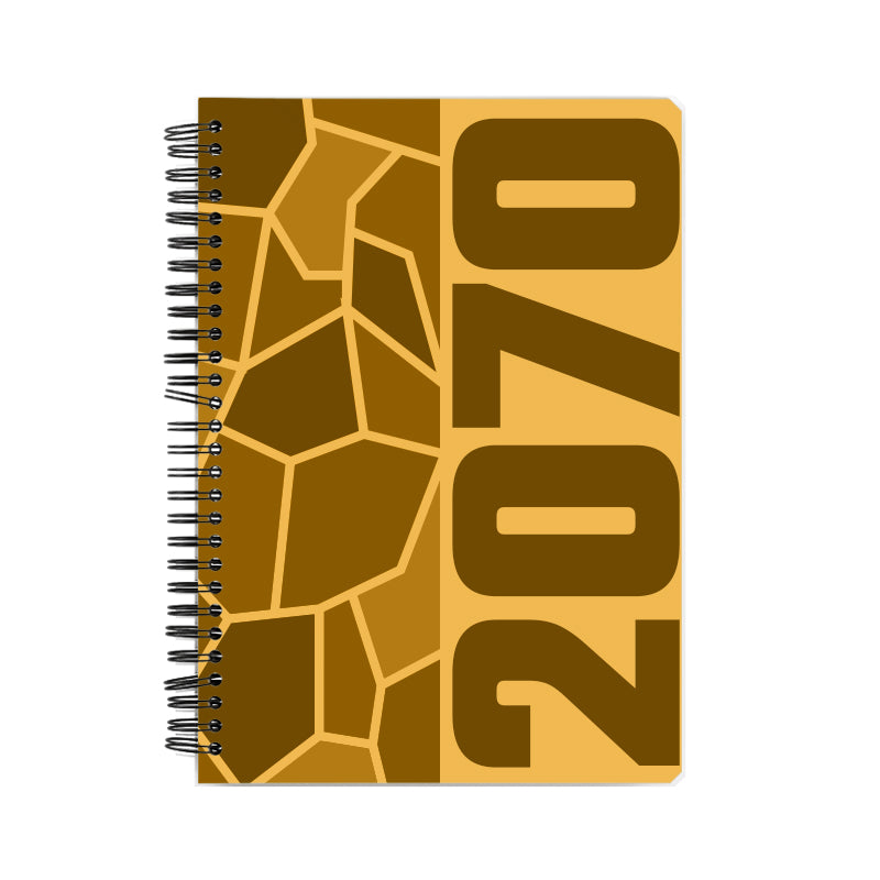 2070 Year Notebook (Golden Yellow)