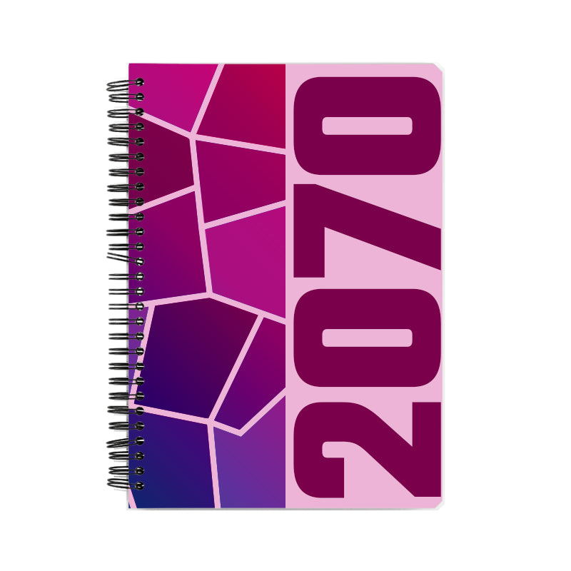 2070 Year Notebook (Light Pink)