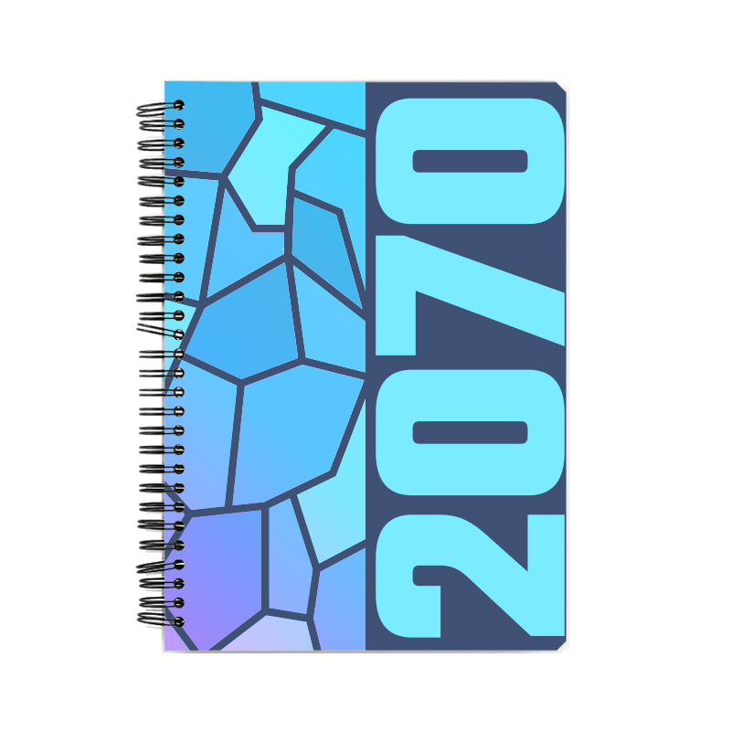 2070 Year Notebook (Navy Blue)