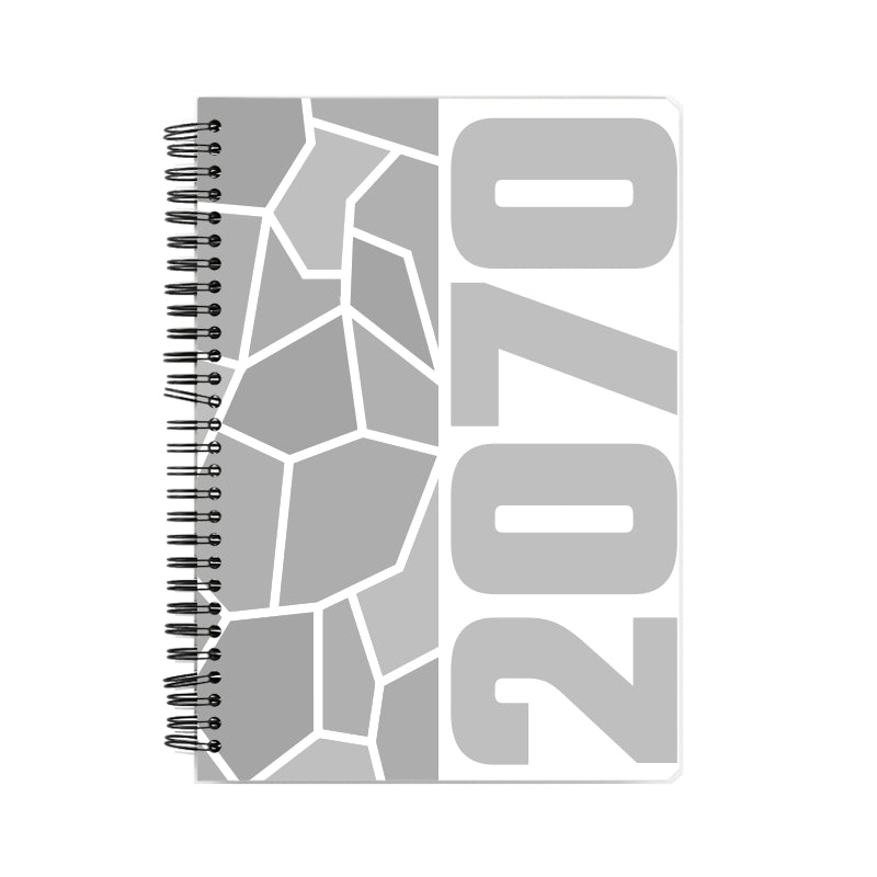 2070 Year Notebook (White)