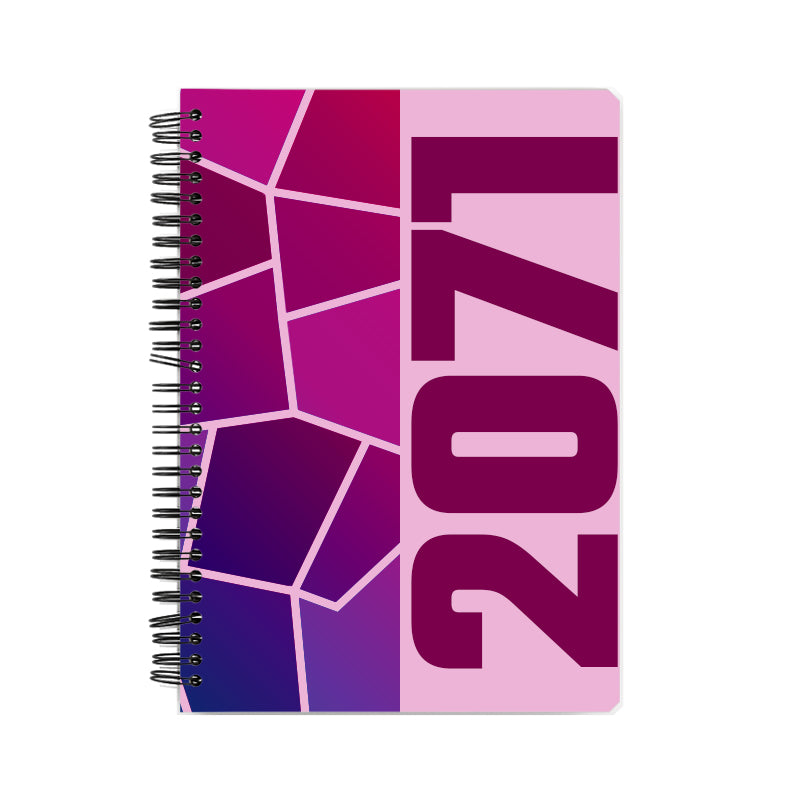 2071 Year Notebook (Light Pink)