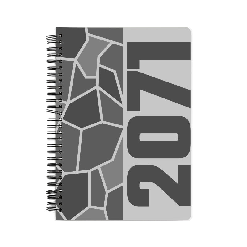 2071 Year Notebook (Melange Grey)