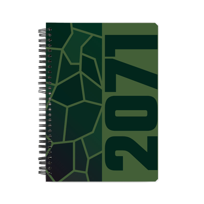 2071 Year Notebook (Olive Green)