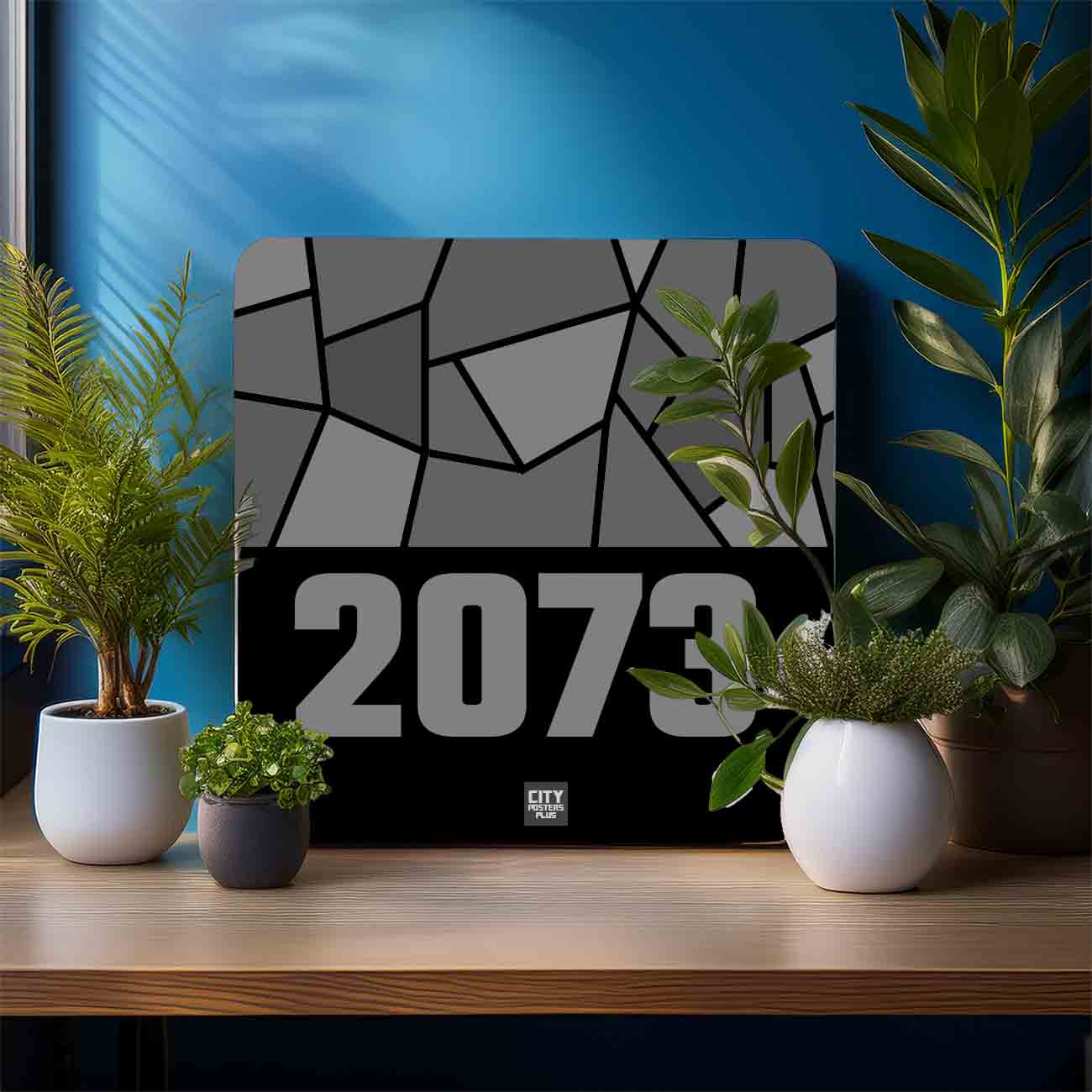 2073 Year Mousepad (Black)