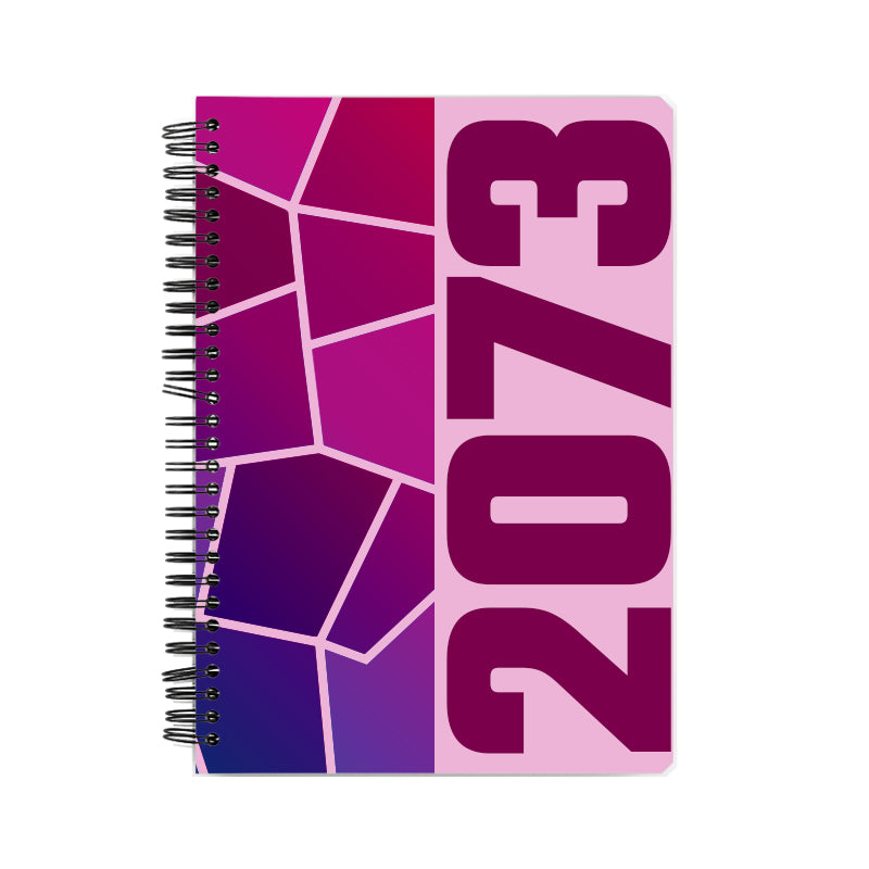 2073 Year Notebook (Light Pink)