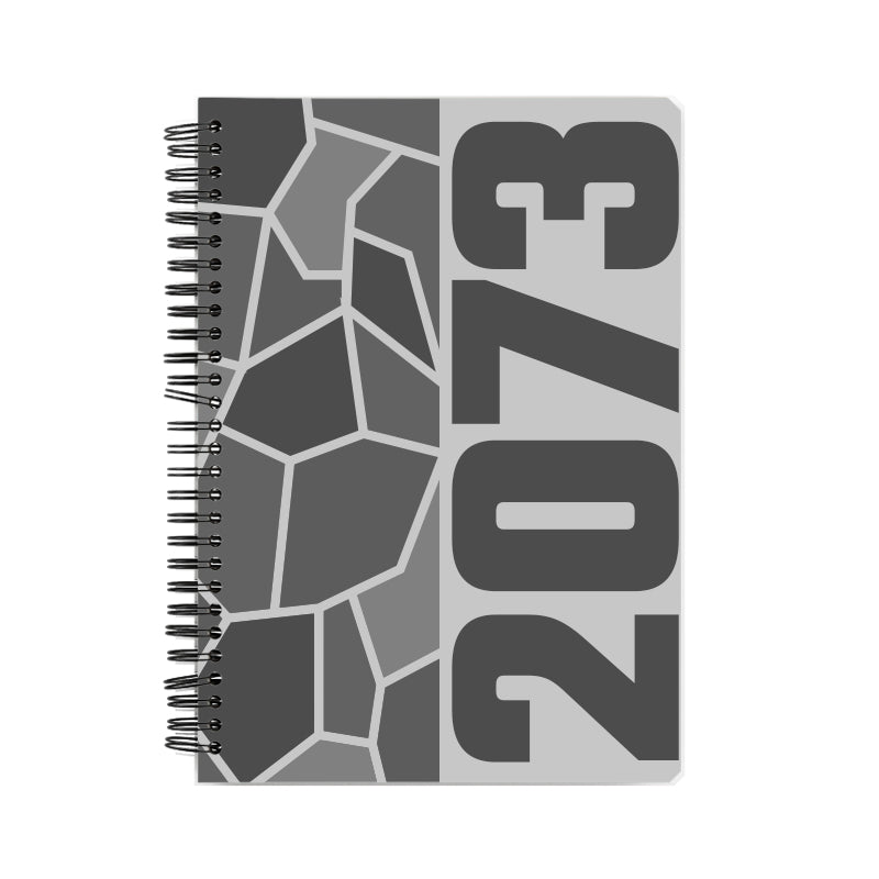 2073 Year Notebook (Melange Grey)