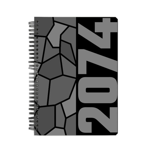 2074 Year Notebook (Black)