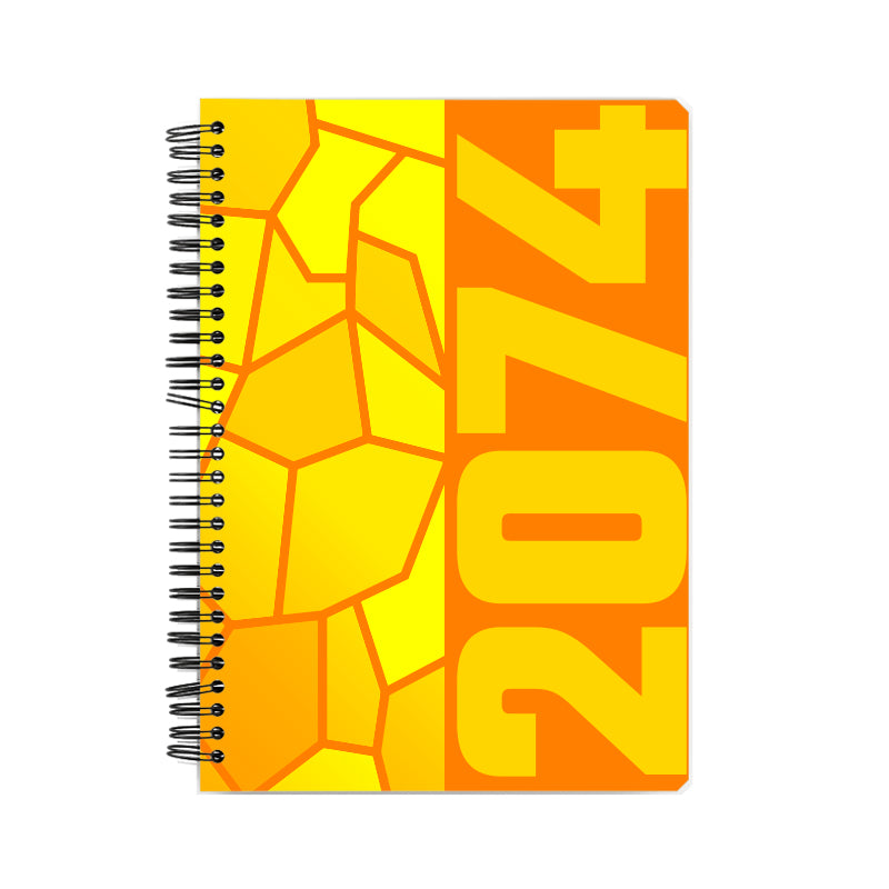 2074 Year Notebook (Orange)