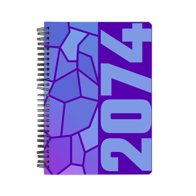 2074 Year Notebook (Purple)