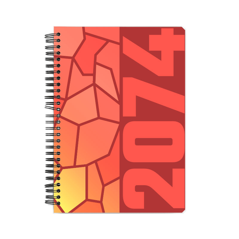 2074 Year Notebook (Red)