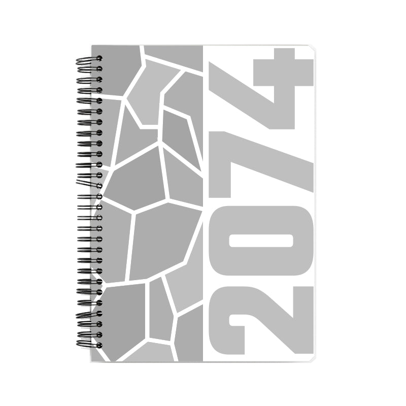 2074 Year Notebook (White)