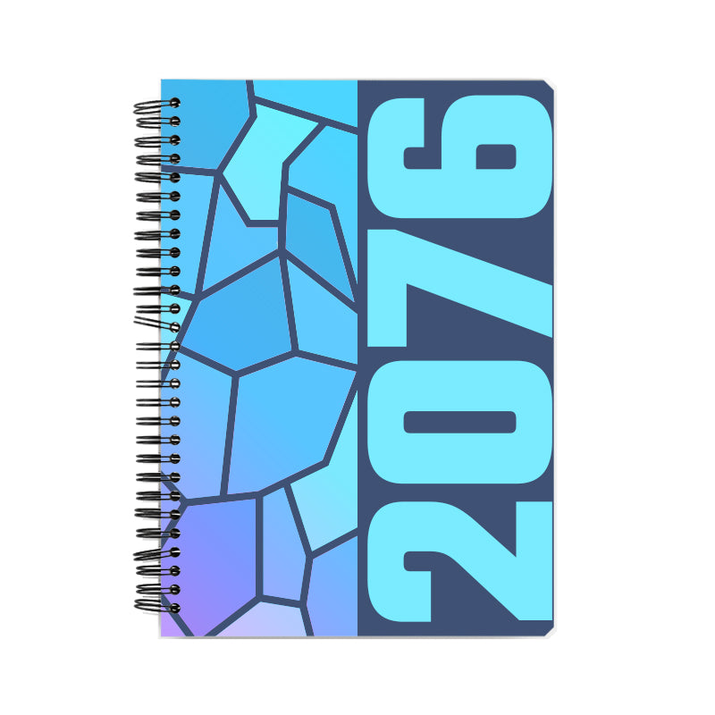 2076 Year Notebook (Navy Blue)
