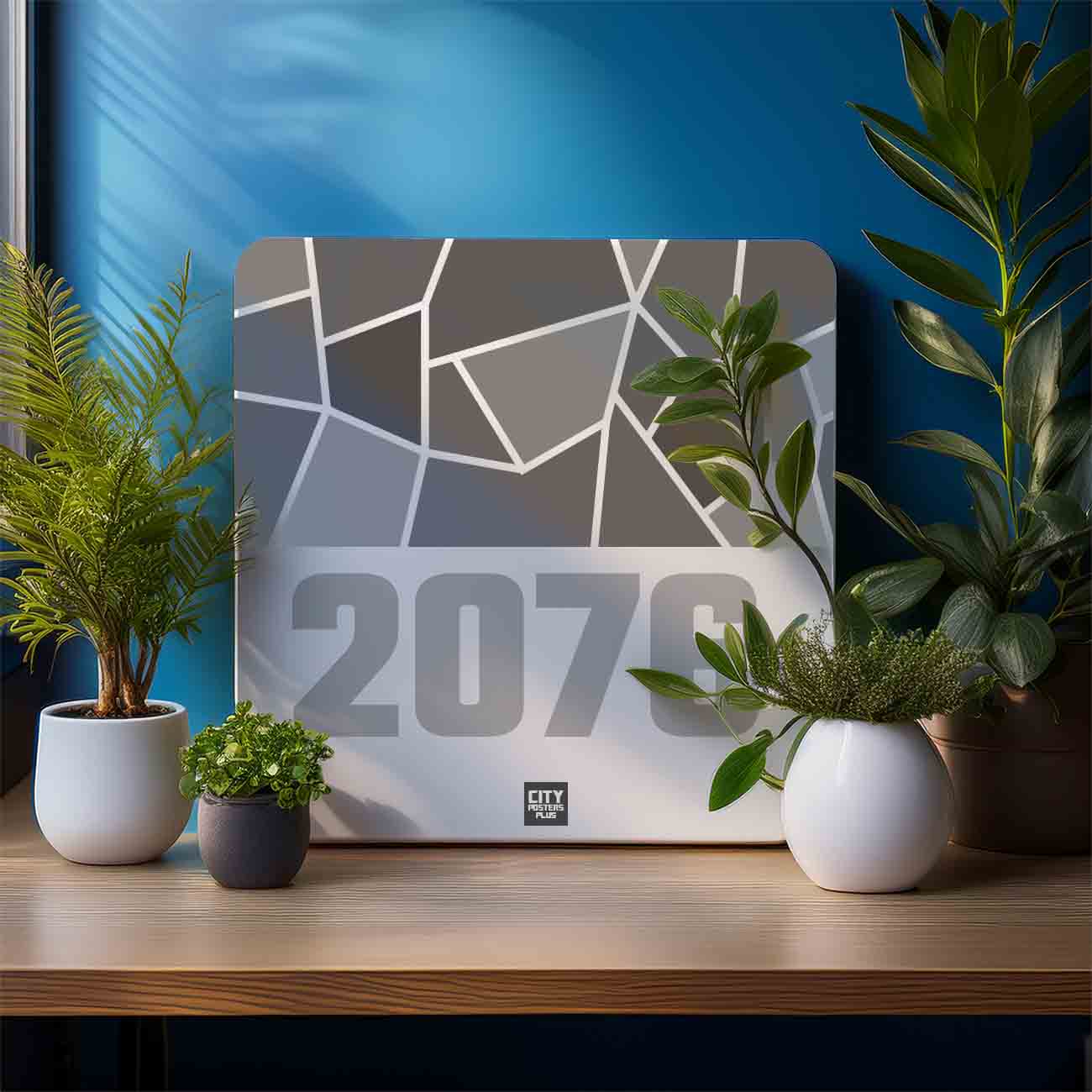 2076 Year Mousepad (White)