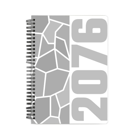 2076 Year Notebook (White)