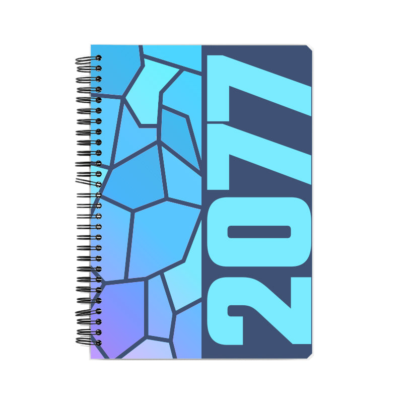 2077 Year Notebook (Navy Blue)
