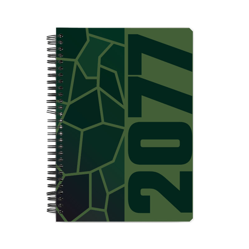 2077 Year Notebook (Olive Green)