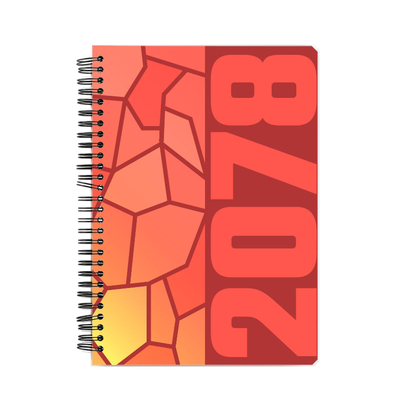 2078 Year Notebook (Red)