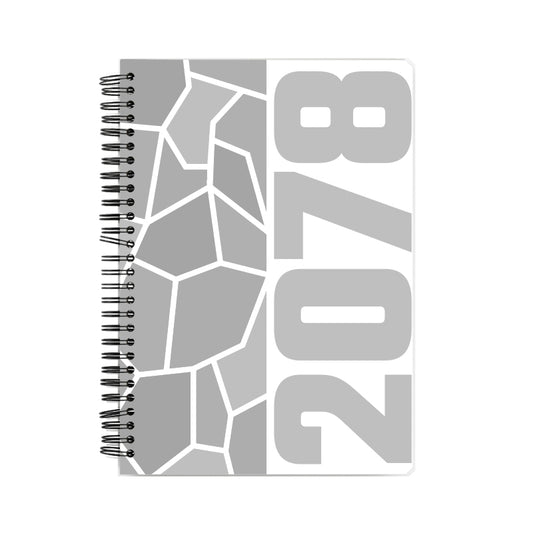 2078 Year Notebook (White)