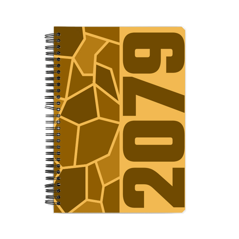 2079 Year Notebook (Golden Yellow)