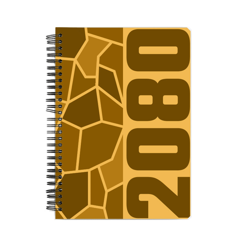 2080 Year Notebook (Golden Yellow)