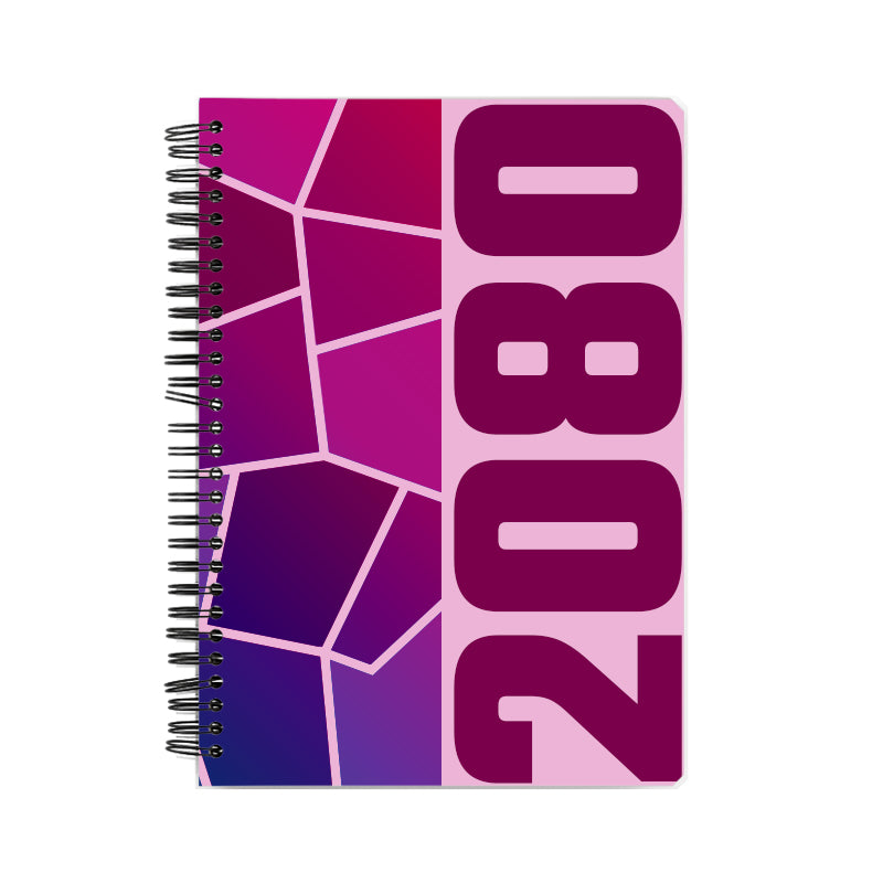 2080 Year Notebook (Light Pink)