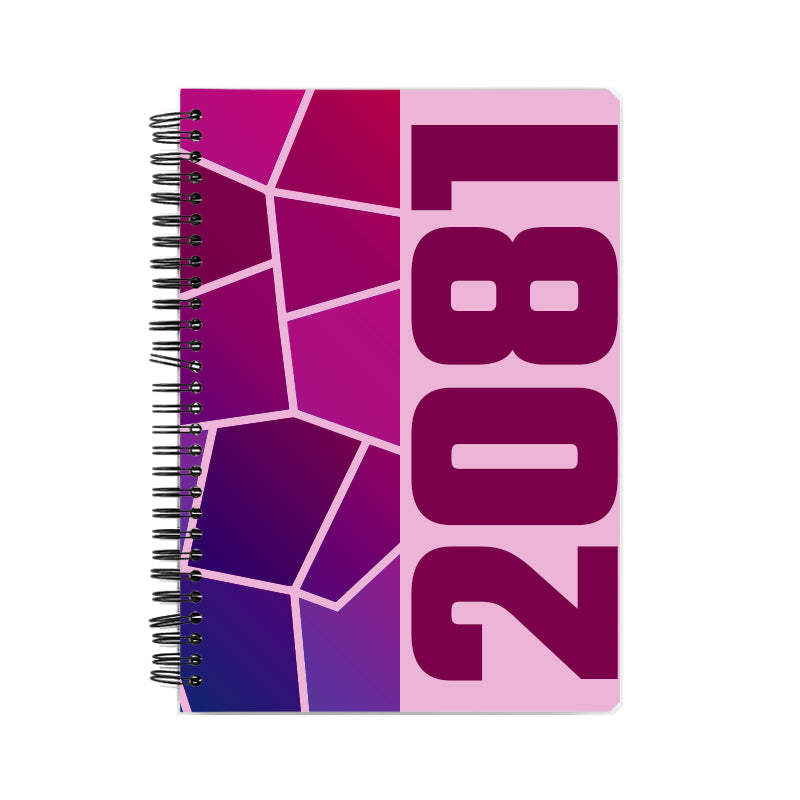 2081 Year Notebook (Light Pink)