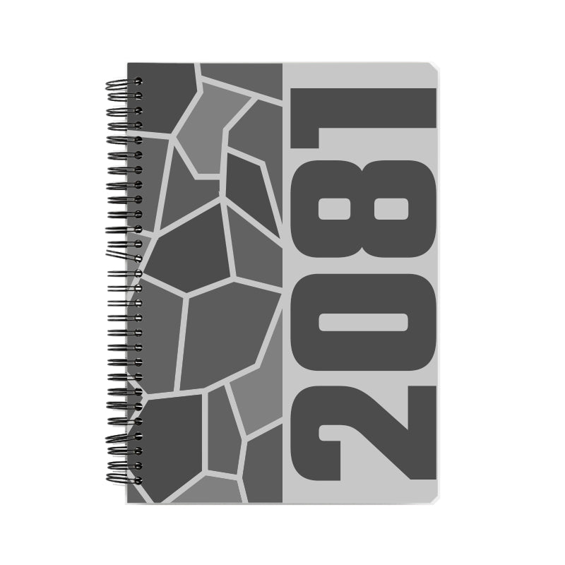2081 Year Notebook (Melange Grey)