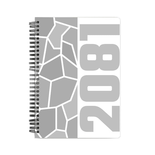 2081 Year Notebook (White)