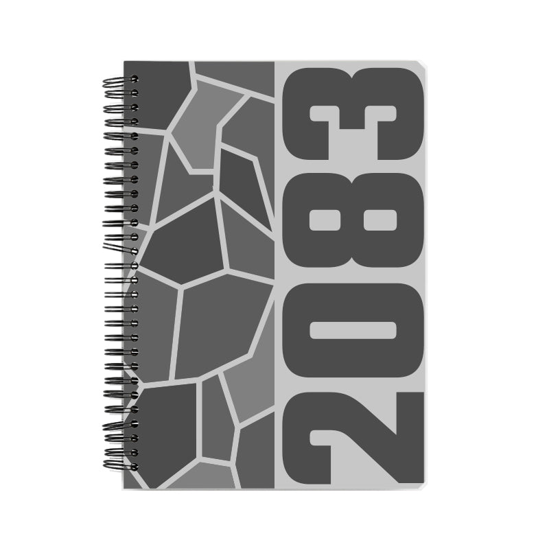 2083 Year Notebook (Melange Grey)