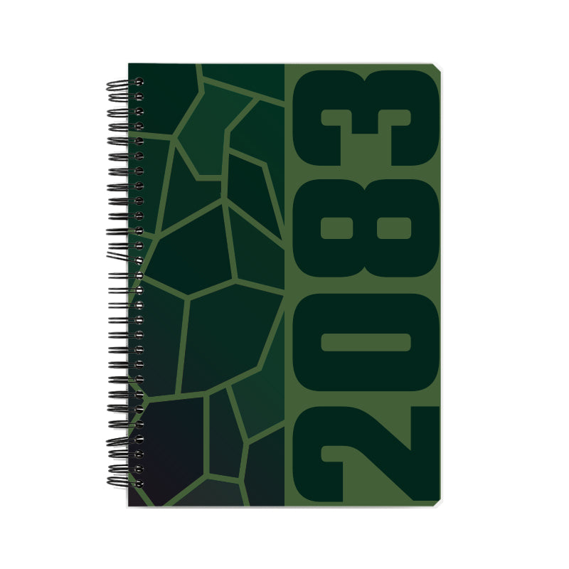 2083 Year Notebook (Olive Green)
