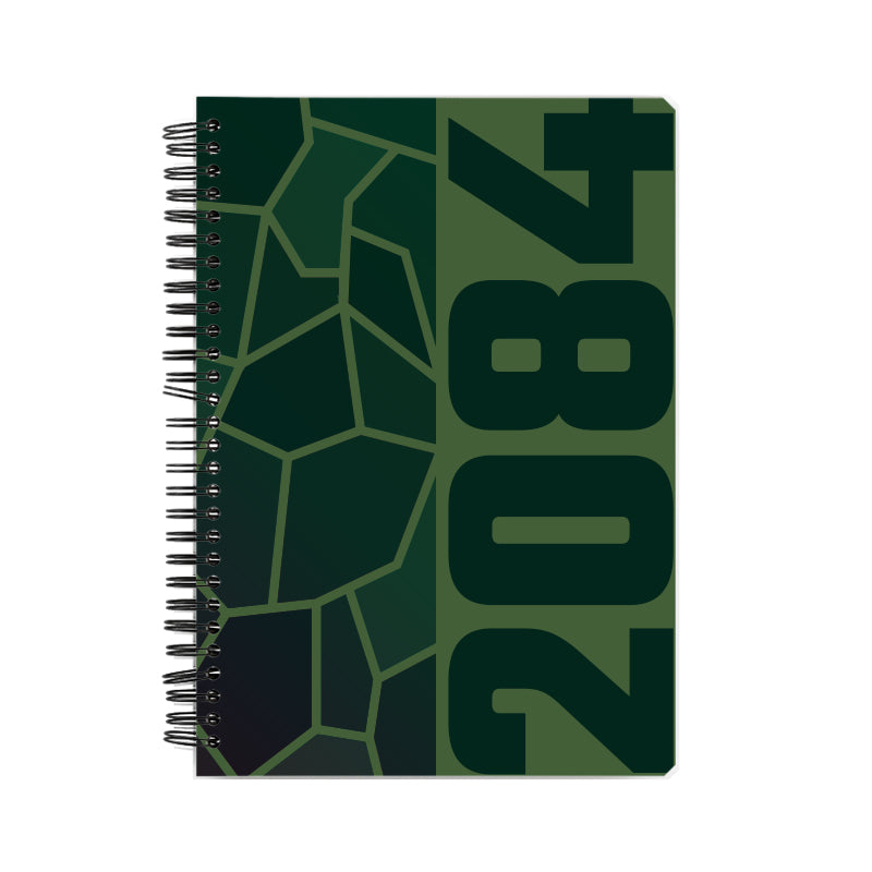2084 Year Notebook (Olive Green)