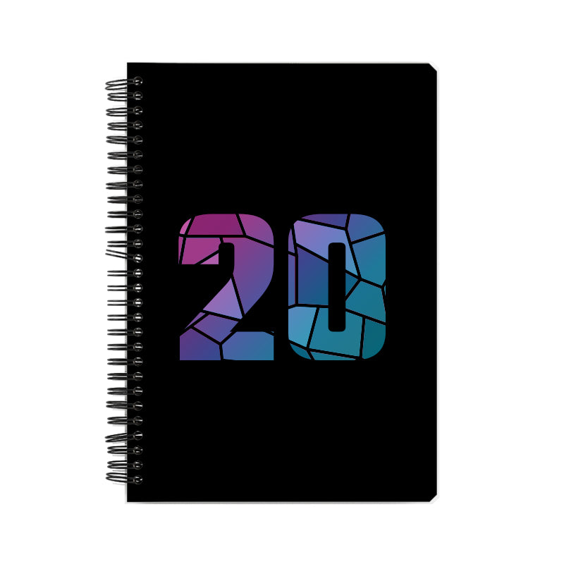 20 Number Notebook (Black)