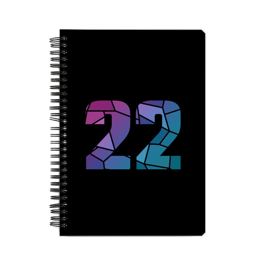 22 Number Notebook (Black)