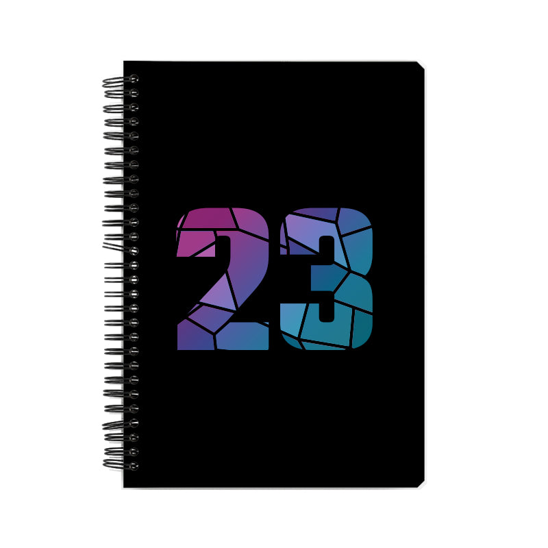 23 Number Notebook (Black)