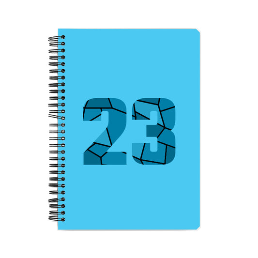 23 Number Notebook (Sky Blue)
