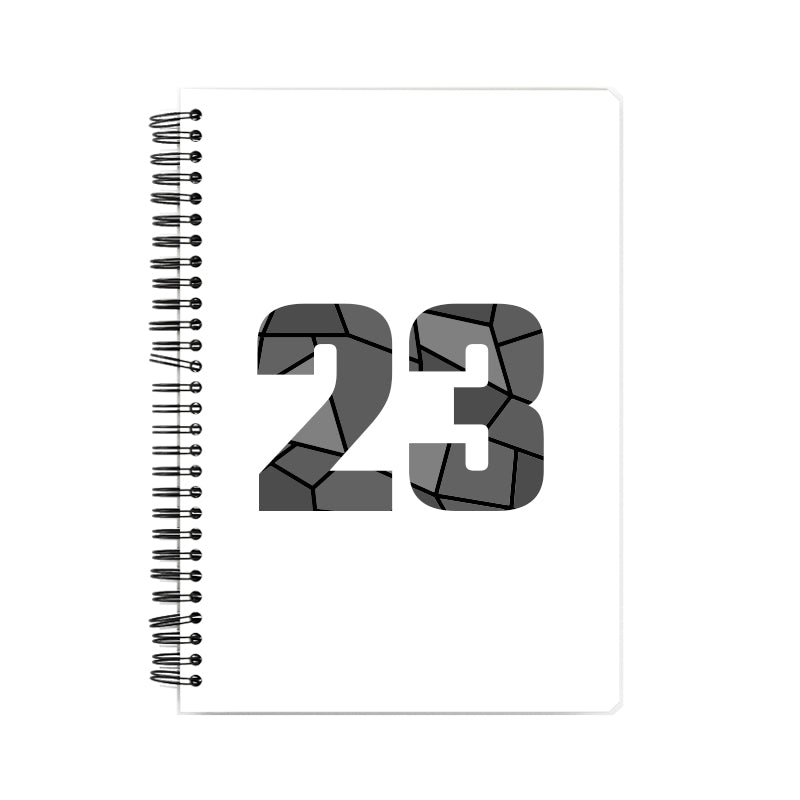 23 Number Notebook (White)