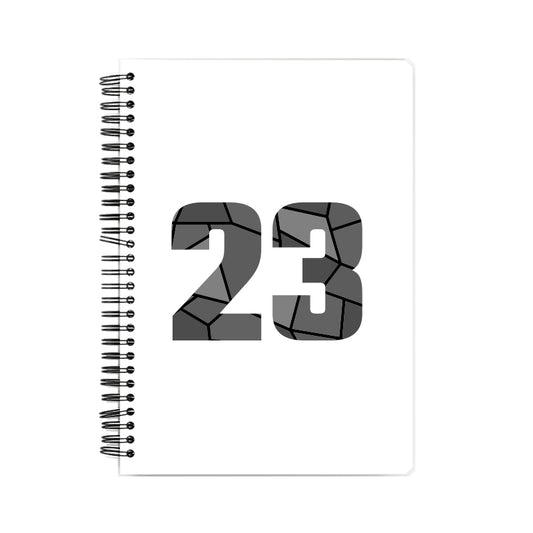 23 Number Notebook (White)