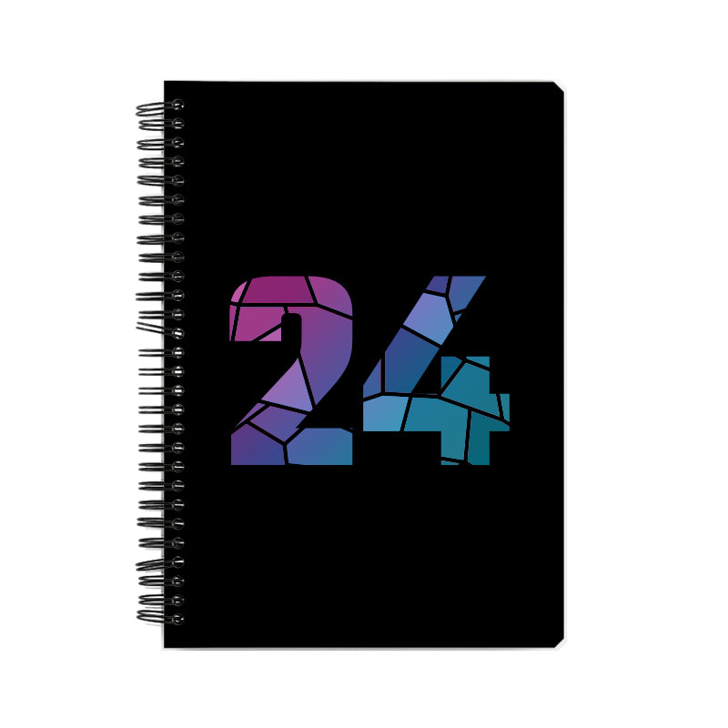 24 Number Notebook (Black)