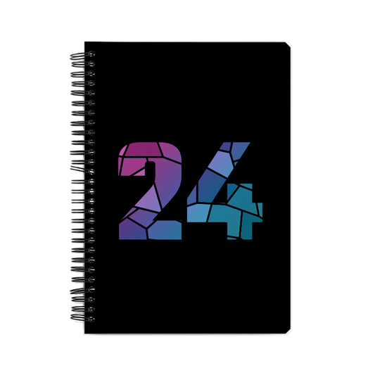 24 Number Notebook (Black)