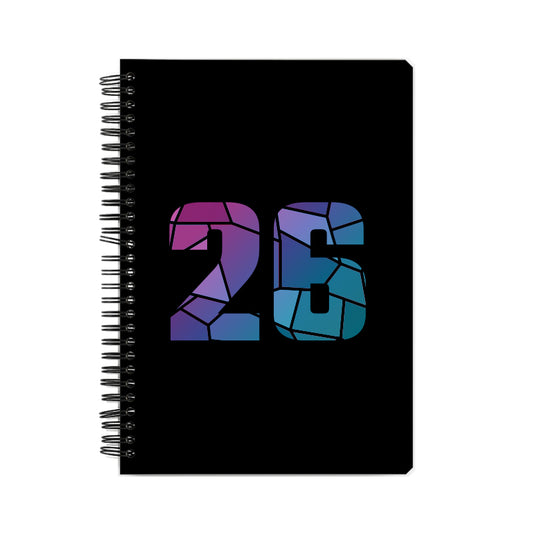 26 Number Notebook (Black)
