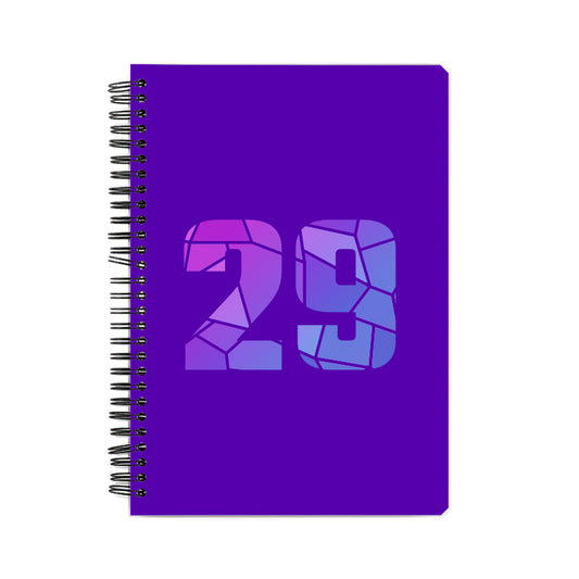 29 Number Notebook (Purple)