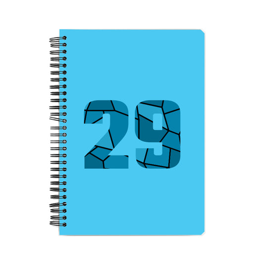 29 Number Notebook (Sky Blue)