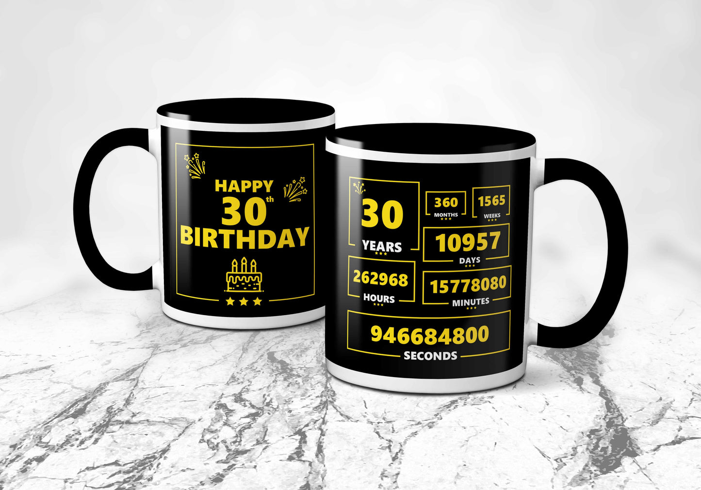 30th Year Birthday Mug