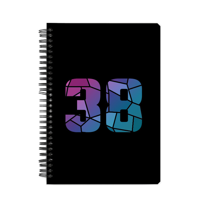 38 Number Notebook (Black)