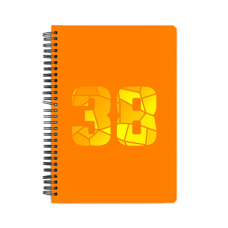 38 Number Notebook (Orange)