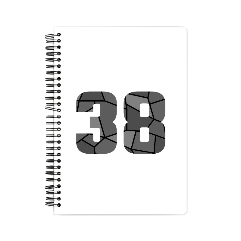 38 Number Notebook (White)