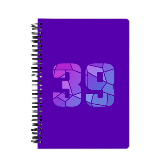 39 Number Notebook (Purple)
