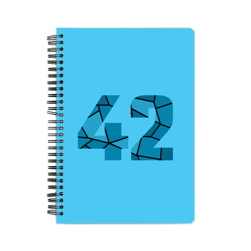 42 Number Notebook (Sky Blue)